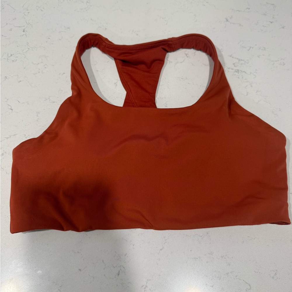 Lululemon Women's Aztec Brick Invigorate Sports Bra - With Pads - Size 6